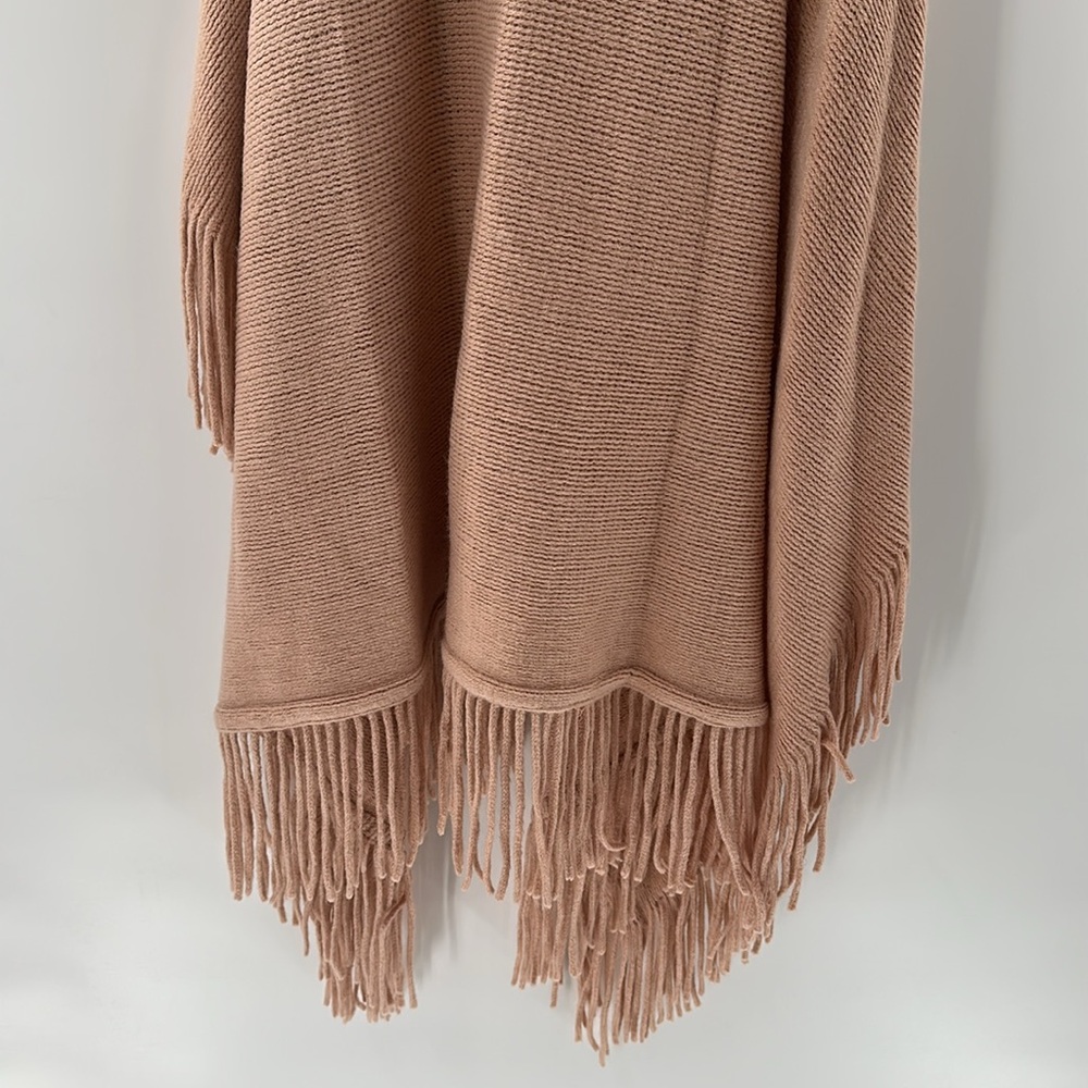Women’s Nude Pink Tank Cardigan Sweater Shawl - Picture 7 of 7